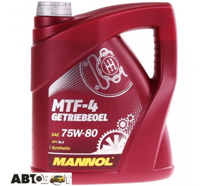  Трансмиссионное масло MANNOL MTF-4 Getriebeoel 75W-80 4л
