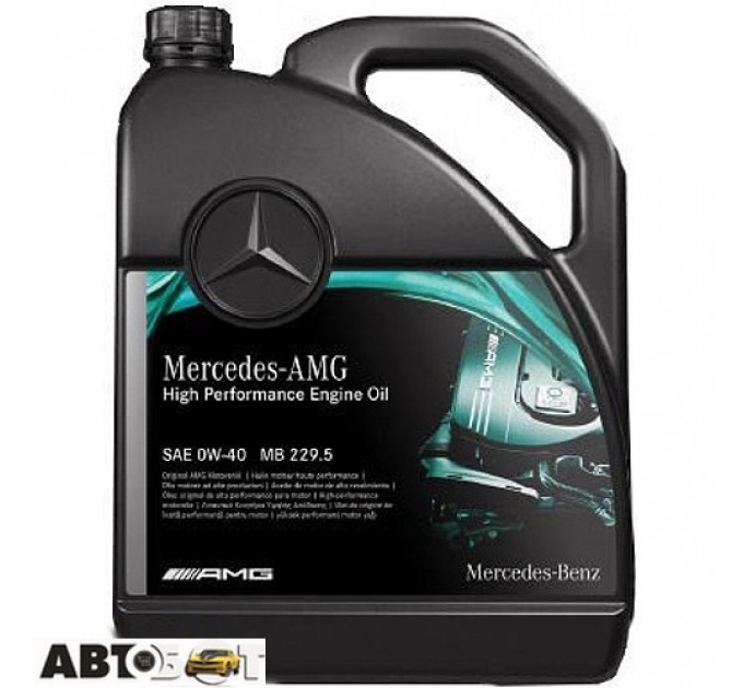 Моторное масло Mercedes-benz High Performance Engine Oil MB AMG 229.5 0W-40 A000989930213AIBE 5л, цена: 3 423 грн.