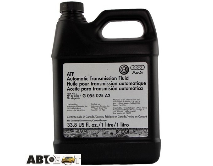 Трансмісійна олива VAG ATF G055025A2 1л, ціна: 1 609 грн.