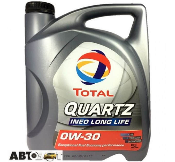Моторное масло TOTAL QUARTZ INEO LONG LIFE 0W-30 5л, цена: 2 357 грн.