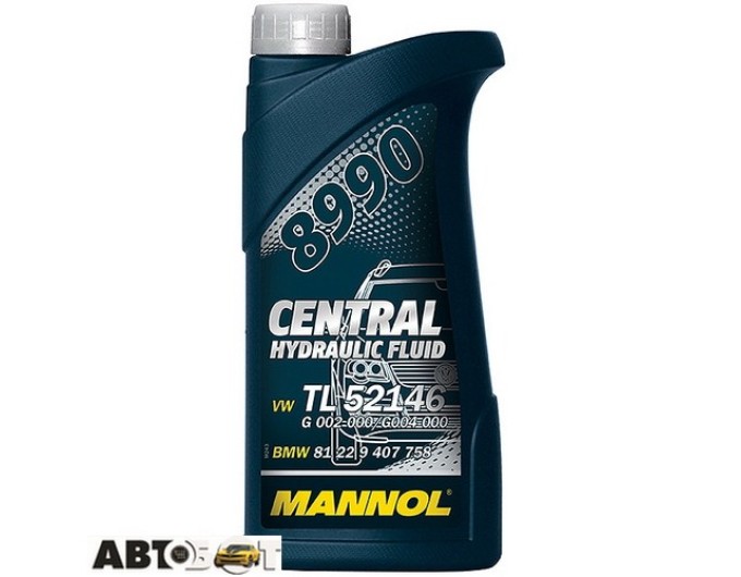 Трансмиссионное масло MANNOL CENTRAL HYDRAULIK FLUID 8990 500мл, цена: 376 грн.