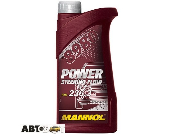 Трансмісійна олива MANNOL PSF Power Steering Fluid 8980 0,5л, ціна: 283 грн.