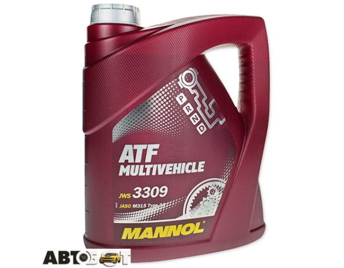 Трансмиссионное масло MANNOL ATF MULTIVEHICLE 4л, цена: 3 028 грн.