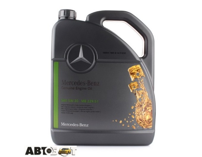 Моторное масло Mercedes-benz Synthetic Engine Oil Service 5W-30 229.51 A000989940213ALEE 5л, цена: 5 695 грн.