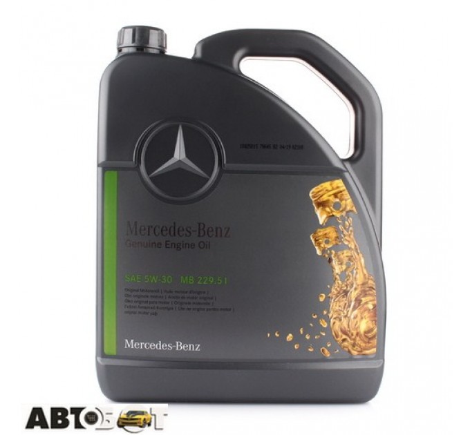 Моторна олива Mercedes-benz Synthetic Engine Oil Service 5W-30 229.51 A000989940213ALEE 5л, ціна: 3 132 грн.