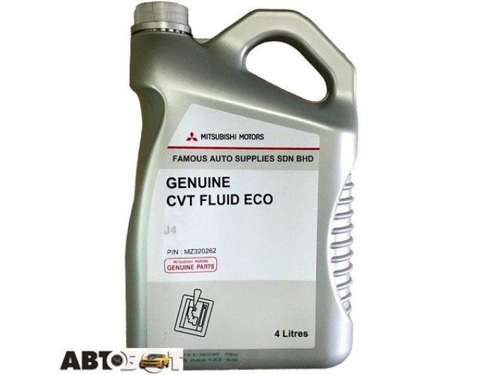 Трансмиссионное масло Mitsubishi CVT Eco J4 MZ320262 4л, цена: 4 246 грн.