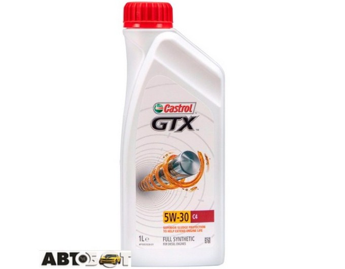 Моторное масло CASTROL GTX 5W-30 C4 1л, цена: 531 грн.