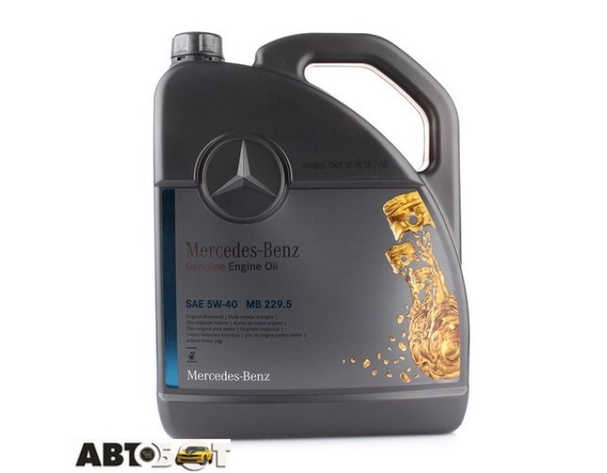Моторное масло Mercedes-benz Genuine Engine Oil MB 229.5 5W-40 A000989920213AIFE 5л, цена: 5 197 грн.