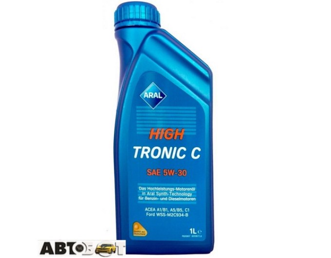 Моторное масло ARAL HighTronic C 5W-30 1л, цена: 728 грн.