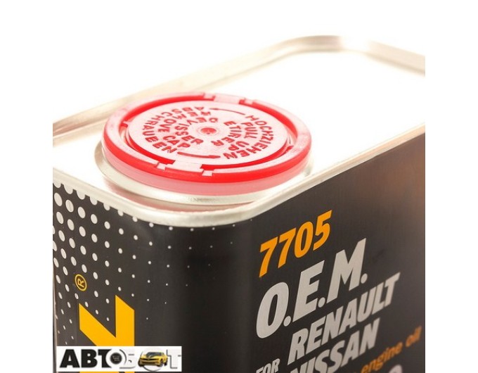 Моторное масло MANNOL 7705 O.E.M. for Renault Nissan 5W-40 1л, цена: 919 грн.