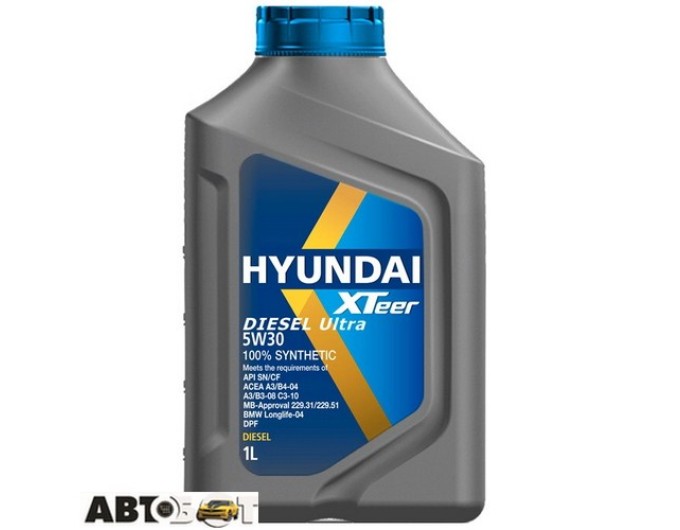 Моторное масло Hyundai XTeer Diesel Ultra SN/CF 5W-30 1 011 003 1л, цена: 470 грн.