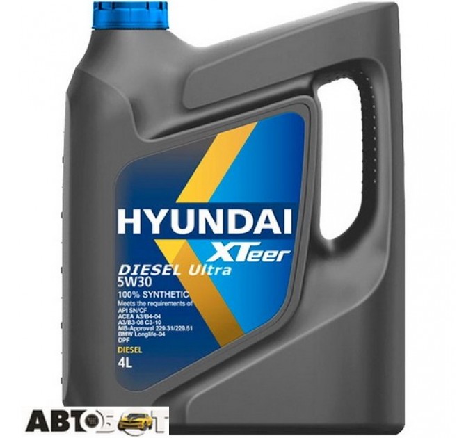  Моторное масло Hyundai XTeer Diesel Ultra SN/CF 5W-30 1 041 222 4л
