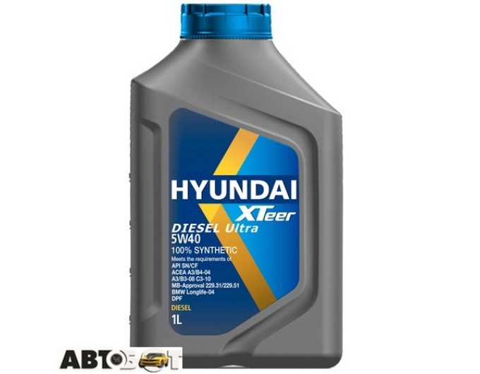 Моторна олива Hyundai XTeer Diesel Ultra SN/CF 5W-40 1 011 223 1л, ціна: 484 грн.