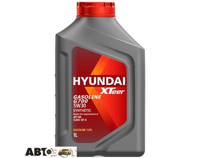 Моторна олива Hyundai XTeer Gasoline G700 5W-30 1 011 135 1л, ціна: 337 грн.
