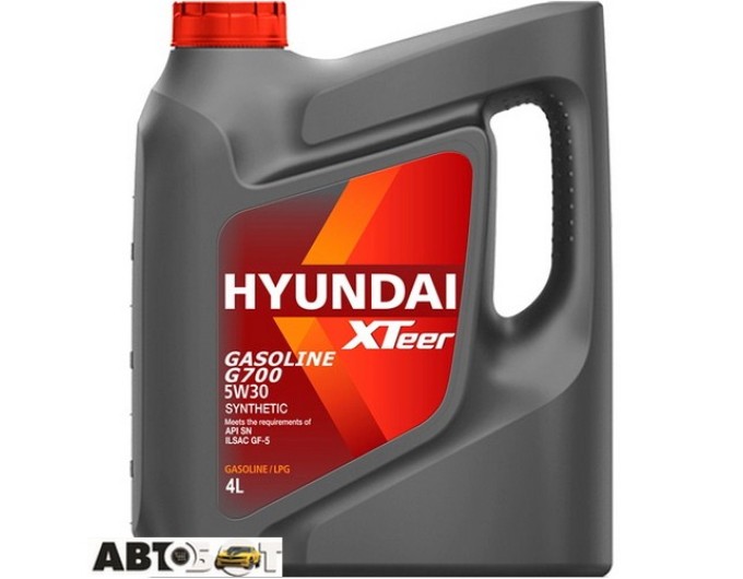 Моторна олива Hyundai XTeer Gasoline G700 5W-30 1 041 135 4л, ціна: 1 241 грн.