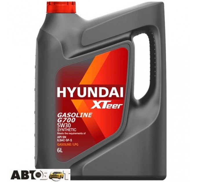  Моторное масло Hyundai XTeer Gasoline G700 5W-30 1 061 135 6л