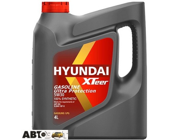 Моторна олива Hyundai XTeer Gasoline Ultra Protection 5W-30 1 041 002 4л, ціна: 3 418 грн.