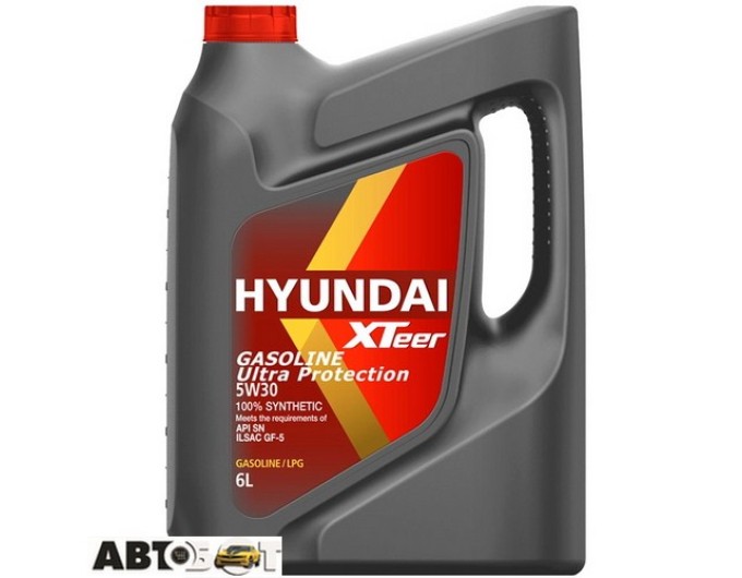 Моторна олива Hyundai XTeer Gasoline Ultra Protection 5W-30 1 061 011 6л, ціна: 4 411 грн.