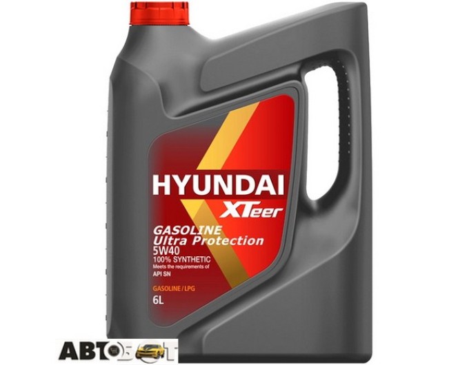 Моторна олива Hyundai XTeer Gasoline Ultra Protection 5W-40 1 061 126 6л, ціна: 3 649 грн.