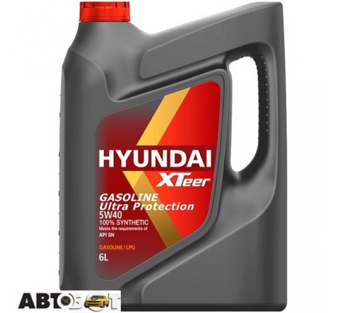  Моторное масло Hyundai XTeer Gasoline Ultra Protection 5W-40 1 061 126 6л