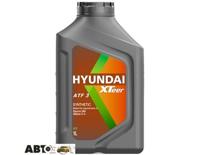 Трансмісійна олива Hyundai XTeer ATF III 1л, ціна: 351 грн.