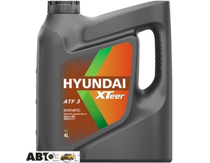 Трансмісійна олива Hyundai XTeer ATF III 4л, ціна: 1 275 грн.