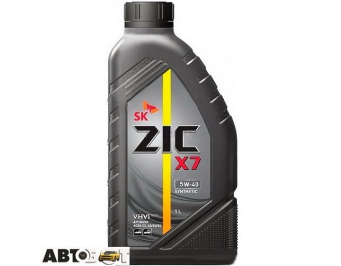 Моторное масло ZIC X7 5W-40 1л, цена: 595 грн.