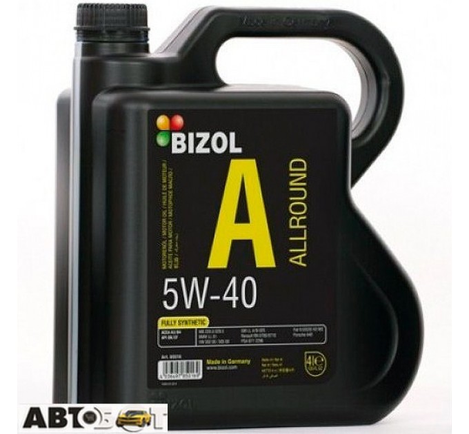  Моторное масло BIZOL Allround 5W-40 B85016 4л