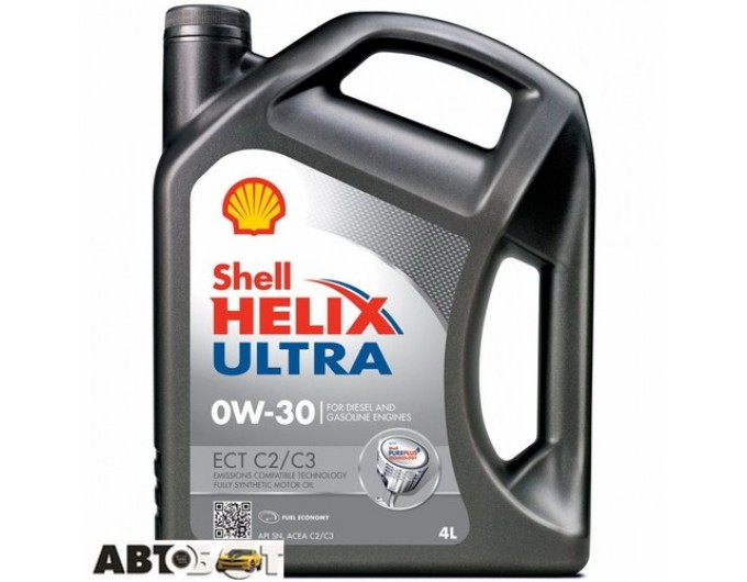Моторное масло SHELL Helix Ultra ECT C2/C3 0W-30 4л, цена: 3 619 грн.