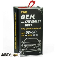 Моторное масло MANNOL 7701 O.E.M. for Chevrolet Opel 5W-30 1л
