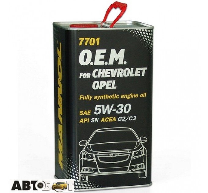 Моторна олива MANNOL 7701 O.E.M. for Chevrolet Opel 5W-30 1л, ціна: 432 грн.