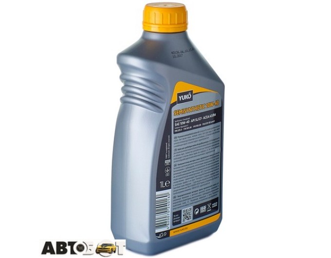 Моторное масло Yuko SEMISYNTHETIC 10W-40 1л, цена: 412 грн.