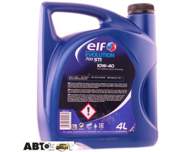 Моторное масло ELF Evolution 700 STI 10W-40 4л, цена: 1 267 грн.