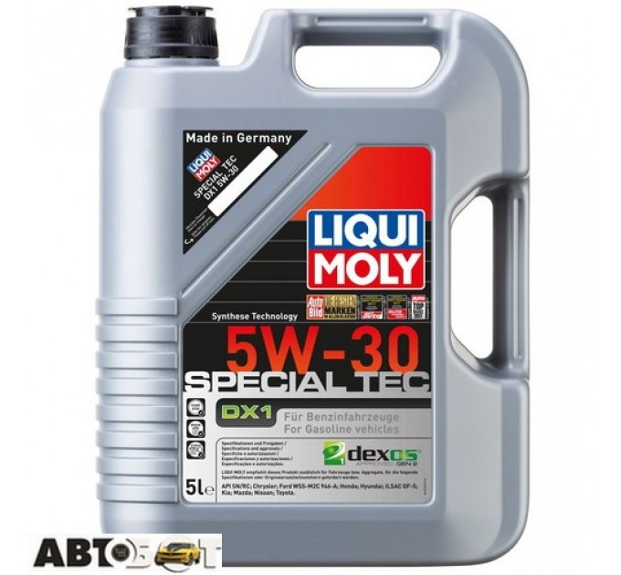Моторна олива LIQUI MOLY SPECIAL TEC DX1 5W-30 20969 5л, ціна: 2 739 грн.