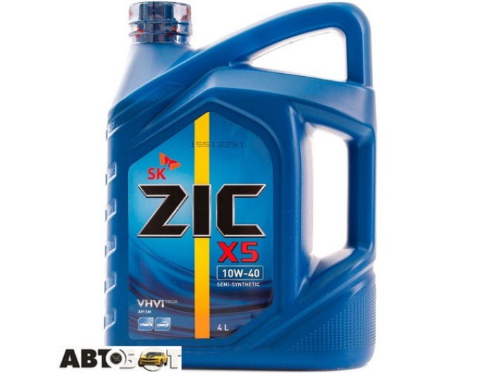 Моторное масло ZIC X5 10W-40 4л, цена: 1 518 грн.