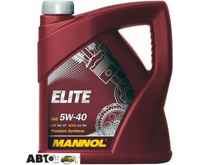Моторна олива MANNOL ELITE 5W-40 4л, ціна: 2 084 грн.