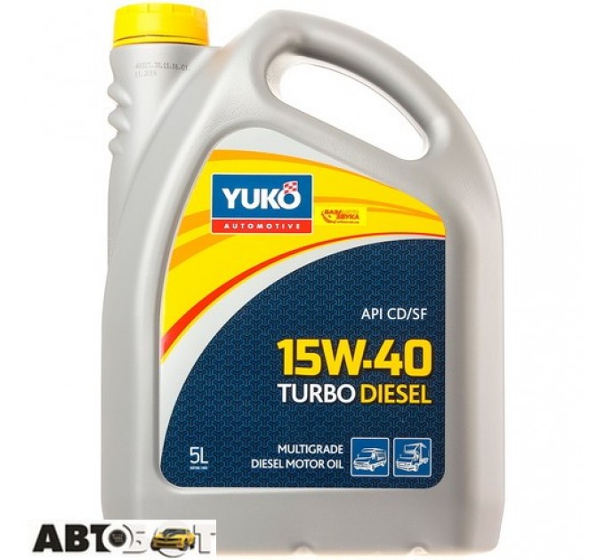  Моторное масло Yuko TURBO DIESEL 15W-40 5л