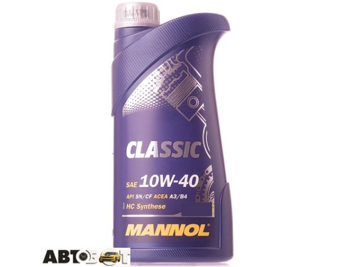 Моторное масло MANNOL CLASSIC 10W-40 1л, цена: 615 грн.