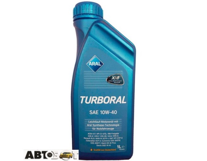 Моторное масло ARAL Turboral 10W-40 1л, цена: 445 грн.