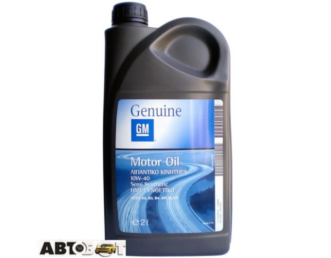 Моторное масло General Motors 10W-40 1942044 2л, цена: 655 грн.