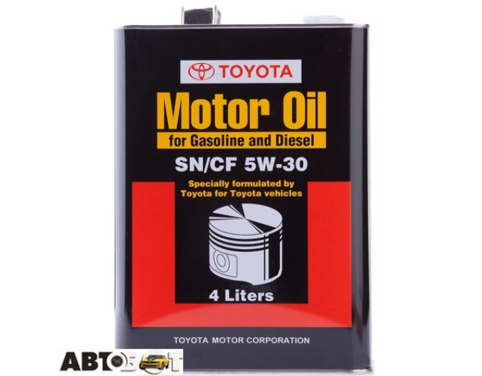 Моторное масло Toyota 5W-30 SN/CF 08880-83322 4л, цена: 2 347 грн.