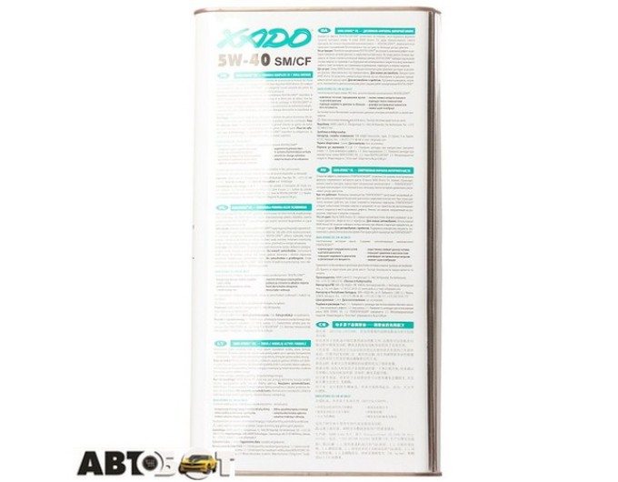 Моторное масло XADO Atomic Oil 5W-40 SM/CF XA 20322 5л, цена: 3 028 грн.