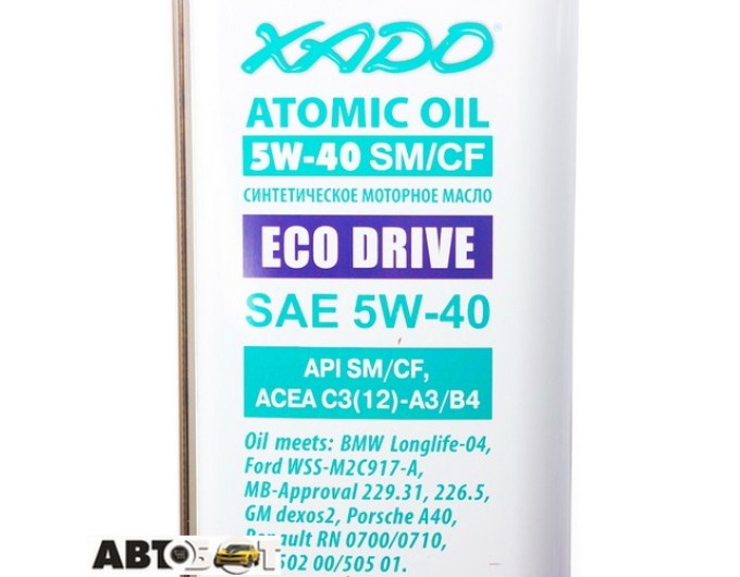 Моторное масло XADO Atomic Oil 5W-40 SM/CF XA 20322 5л, цена: 3 028 грн.