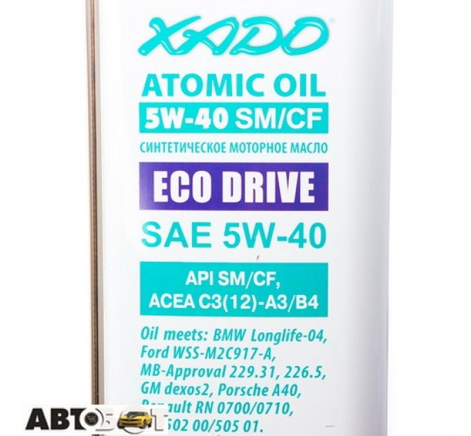  Моторное масло XADO Atomic Oil 5W-40 SM/CF XA 20322 5л