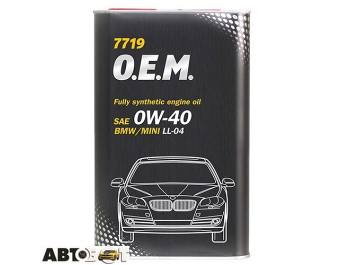 Моторное масло MANNOL O.E.M. for BMW Mini 0W-40 7719 1л, цена: 430 грн.