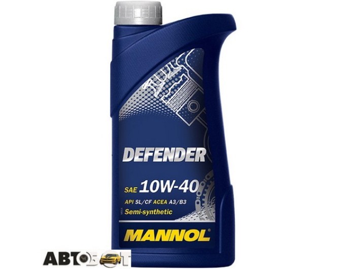 Моторна олива MANNOL STAHLSYNT DEFENDER 10W-40 1л, ціна: 561 грн.