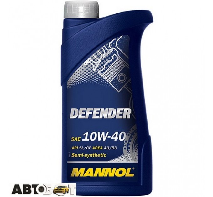 Моторное масло MANNOL STAHLSYNT DEFENDER 10W-40 1л, цена: 309 грн.