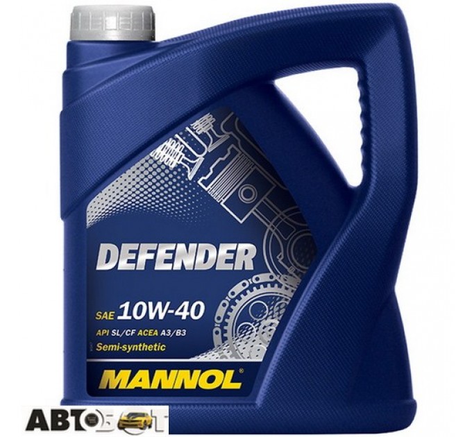 Моторное масло MANNOL STAHLSYNT DEFENDER 10W-40 4л, цена: 885 грн.