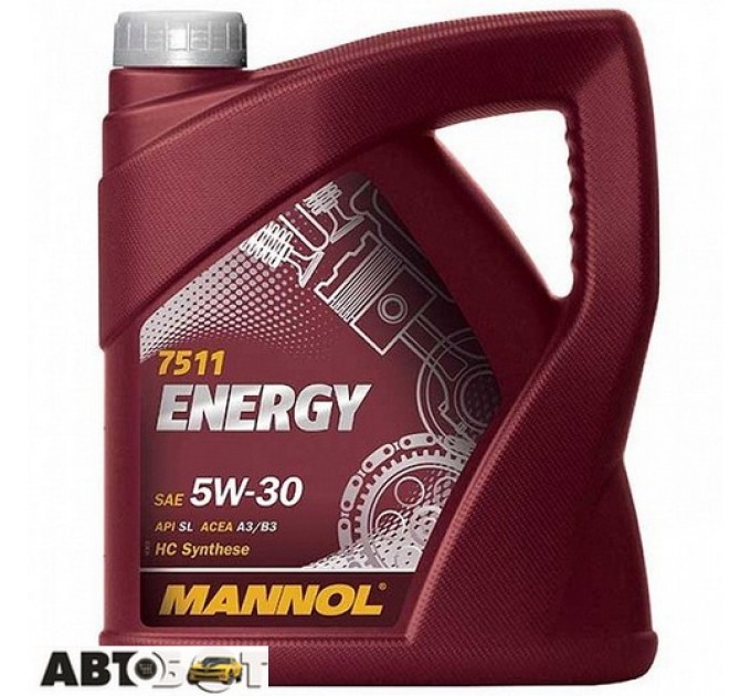 Моторное масло MANNOL STAHLSYNT ENERGY 5W-30 7511 5л, цена: 1 445 грн.