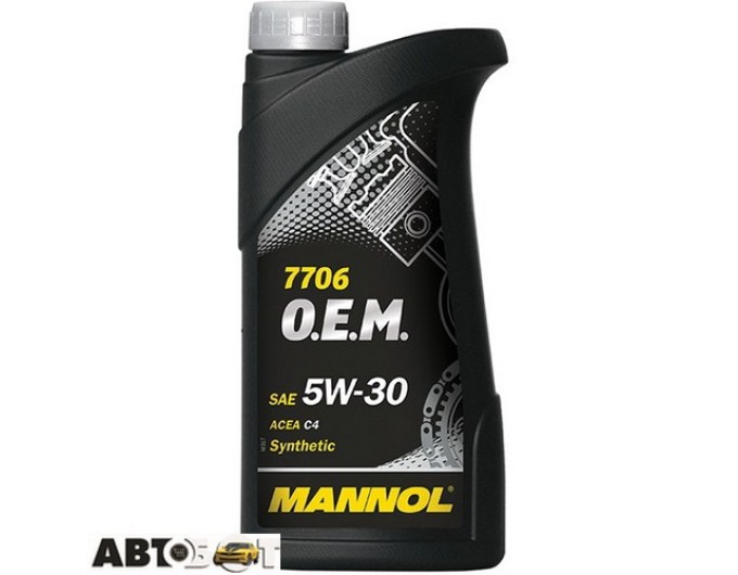 Моторна олива MANNOL O.E.M. for Renault Nissan 5W-30 7706 1л, ціна: 1 029 грн.